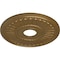 Ekena Millwork Melonie Ceiling Medallion (Fits Canopies up to 6 3/8"), 16"OD x 3 5/8"ID x 3/4"P, Pale Gold CM16MLPAS - alternate 2